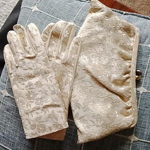 Vintage Bag and Glove Set